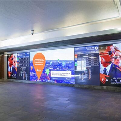 SMD2121 Lamp P3 Video Wall , Outdoor Digital Advertising Display 3mm Pixel Pitch