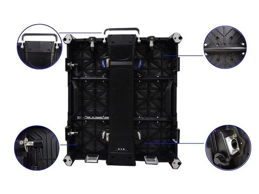 P2.5 Indoor LED Video Wall Panels 1R1G1B 14 - 16 Bit Grey Scale 96*72 Resolution
