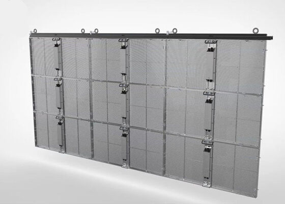 نصب سریع صفحه نمایش شفاف ال ای دی متوسط مصرف برق 400W / M2