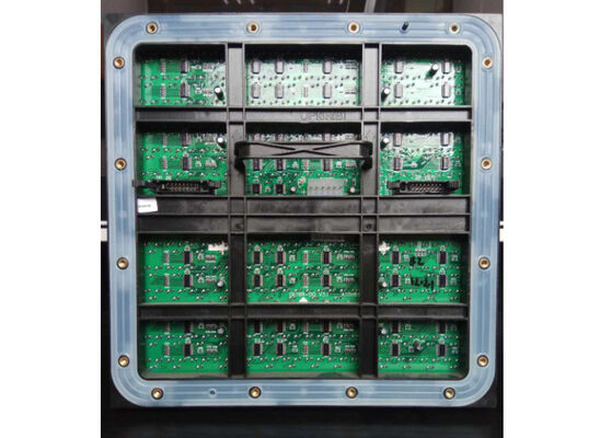 P16 DIP Full Color LED Display Module 256*256mm Module Size High Efficiency