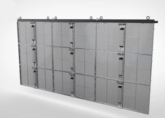نصب سریع صفحه نمایش شفاف ال ای دی متوسط مصرف برق 400W / M2