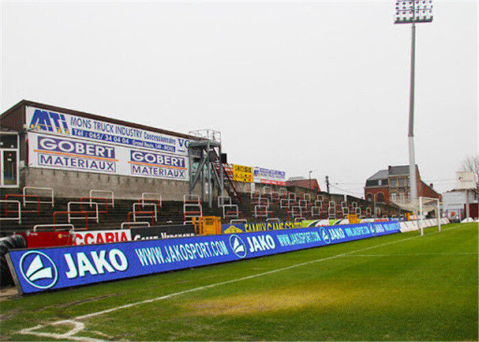 IP65 Waterproof Sports Perimeter Led Display , P10 Led Perimeter Board Weather Proof
